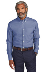 Brooks Brothers® Tall Wrinkle-Free Stretch Pinpoint Shirt - Cobalt Blue - LT